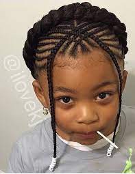 The hair is sectioned and braided in four parts from the. Halo Braid Hair Styles Braids For Kids Kid Braid Styles