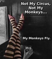 Not My Circus Not My Monkeys My Monkeys Fly Pensamentos Frases My Bff