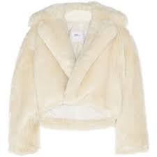 Black And White Faux Fur Coat Toga Cropped Faux Fur Jacket 780 Liked On Polyvore Featuring Outerwear Jackets Fur Coats Faux Fur Cropped Jacket Faux Fur Jacket Black Faux Fur Jacket