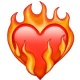 Matriz de bordado free fire para bordar em vários formatos pes, jef, dst, exp, hus e xxx. Heart On Fire Emoji On Emojipedia 13 1