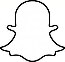 Snapchat Ghost Outline Png Image With Transparent Background Png Free Png Images In 2021 Snapchat Logo Snapchat Icon Black And White Logos