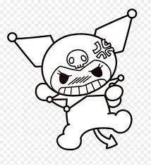 Select one of 1000 printable coloring pages of the category for girls. Kuromi Sanrio Hellokitty Mymelody Angry Cute Kuromistic My Melody Coloring Book Clipart 5451668 Pinclipart