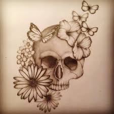 Skull tattoos skull is the most popular design for tattoo and not just for men but for women too. 35 Flower Skull Tattoos Feminine Skull Tattoos For Girls