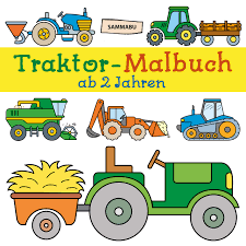 Ausmalbild / malvorlage einfacher traktor mit schaufel von www.happycolorz.de author: Traktor Malbuch Ab 2 Jahren Fahrzeuge Auf Dem Bauernhof Zum Ausmalen Kritzeln Und Entdecken Amazon Fr Sammabu Edition Livres Anglais Et Etrangers