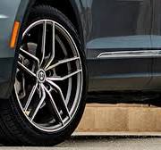 20" Curva Wheels CFF25 Gunmetal with Machined Face Flow Forged Rims