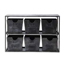 Les matériaux utilisés font également partie du monde de l'usine. Metallregal B 60 Cm Schwarz Maisons Du Monde Etagere Metal Etagere Metallique Etagere Avec Panier