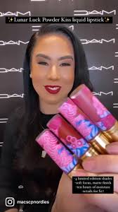 ✨Lunar Luck Powder Kiss liquid lipsticks✨ 4 limited edition shades in  soft-focus, matte formula @maccosmetics #maccosmetics #lunarnewyear #fyp  #mua