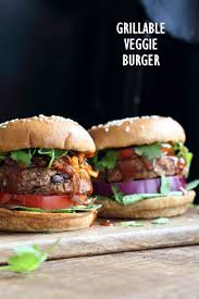 Grillable Veggie Burger Black Bean Sunflower Seed Burger Vegan Richa Recipe Grillable Veggie Burger Veggie Burger Vegan Burger Recipe