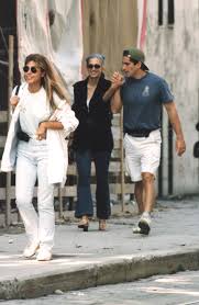 1999 carolyn sits with her husband, john, during the annual white 1996 john f. Carolyn Bessette And John F Kennedy Jr In 19 Vintage Photographs Vogue Paris
