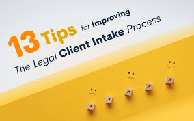 And we're good at it too. 13 Tips For Improving The Legal Client Intake Process