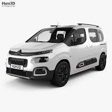 3d Model Of Citroen Berlingo 2018 Citroen Berlingo 3d Model Citroen