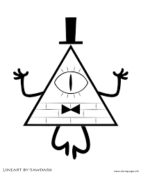 Bill isn't the cause of gravity falls' weirdness. Gravity Falls Bill Cipher Coloring Pages Printable