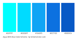 Name Vivid Cerulean Hex 10a5f5 Aqua Color Schemes Blue Color Schemes Color Schemes