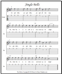 Jingle Bells Free Guitar Tabs For Beginners Easy Guitar Tabs Easy Guitar Guitar Tabs
