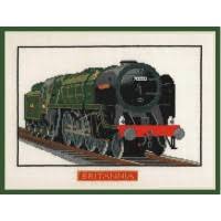 'steam train' cross stitch pattern (17¼x13) transport/detailed/dmc symbols. Memories Of Steam