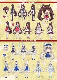 Chocola And Vanilla Anime Neko Anime Chibi Kawaii Neko Girl