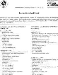 Rh d negative & rh d positive. International Calendar 1996 International Journal Of Gynecology Amp Obstetrics Wiley Online Library