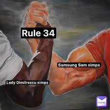 Rule 34 Samsung Sam simps Lady Dimitrescu simps | @leviidagoat93 | Memes