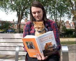 With luke treadaway, bob the cat, ruta gedmintas, joanne froggatt. Meet Bob The Street Cat Who Saved The Life Of A Homeless Busker Good Times