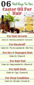 These natural oils don't get to travel down the length of your hair because of the curl's shape. Castor Oil For Growing Hair