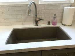 kitchen reno blanco silgranit sink