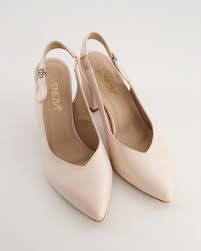 RÓŻOWE CZÓŁENKA Z ODKRYTĄ PIĘTĄ - K0140 PERLA ROSA