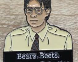 Jim Schrute “BBB” Enamel Pin