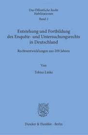 Enquête exclusive sur 6play : Entstehung Und Fortbildung Des Enquete Und Untersuchungsrechts In Deutschland Duncker Humblot