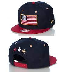 Usa Flag Snapback Jj Exclusive Navy New Era Hats For Men New Era Hats Snapback