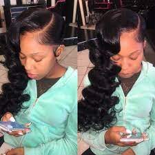 473 Likes 11 Comments Weave Specialist Philly Crazy Handz On Instagram Crazyhandzprom Shaved Hair Designs Hot Hair Styles Black Girl Updo Hairstyles