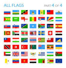 Square flags of the world, collection sorted by continents and alphabetical. Full Collection Of World Flags In Alphabetical Order Flags Of The World All World Flags Flag