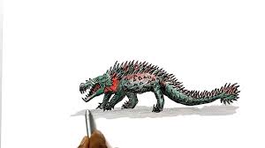 In some of these coloring pages of transformers, you can see the disguised version of the robots. How To Draw The Crocodile From Rampage Movie Youtube