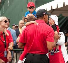 Tiger woods was spotted over the weekend caddying for his son charlie axel, who turns 11 next month,. How Many Kids Does Tiger Woods Have Popsugar Family