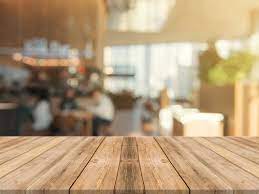 Download Wooden Board Empty Table Top On Of Blurred Background For Free Meja Kayu Kayu Dekorasi Interior