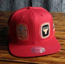 Chicago Bulls Mitchell Ness Rings Snapback Hat Snapback Hats Hats Chicago Bulls