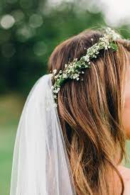 Pin By I Do Me Too Weddings On Wedding Coiffure Boho Wedding Hair Flower Crown Hairstyle Bridal Hair Veil