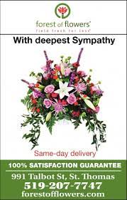 Maybe you would like to learn more about one of these? With Deepest Sympathy Forest Of Flowers Saint Thomas On