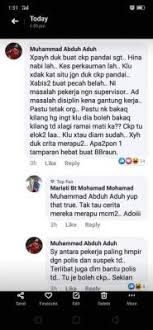Terkadang mahasiswa juga banyak yang mencari pekerjaan sambilan seperti kerja part time. Kes Amuk In A Factory In Penang