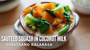 Home » recipes » ginataan recipes » ginataang hipon, sitaw, at kalabasa. Vegan Sauteed Butternut Squash In Coconut Milk Filipino Ginataang Kalabasa Youtube