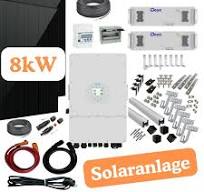 Sistema fotovoltaico completo de 8 kWp con almacenamiento de litio