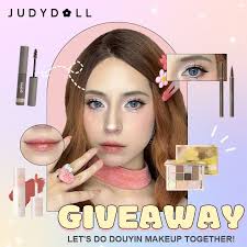 📢GIVEAWAY TIME🥳 ✨Chinese beauty trends are sweeping the globe! Have you  heard of Douyin Makeup? It's a makeup trend originating from China, and  JUDYDOLL wants to be a part of it! Come