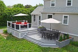 Beautiful Fiberon Deck Addition In Bedford Ma Design Ideas Archadeck Patio Deck Designs Deck Design Backyard Patio