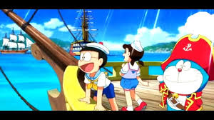 In the story, doraemon, nobita, shizuka, gian, and suneo set out on an adventure in the caribbean sea. Doraemon The Movie Nobita S Treasure Island Home Facebook