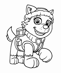 Right now, you can print and used in the classroom or at home for kids. Everest Paw Patrol Coloring Page Youngandtae Com Paw Patrol Coloring Paw Patrol Coloring Pages Paw Patrol Christmas