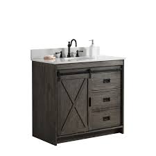 Boasting a solid neutral finish features two drawers and one cabinet for keeping crisp towels, cleaning supplies, and other bathroom essentials. Gracie Oaks Ranesha 36 Ad Sponsored Aff Ranesha Gracie Oaks Vanity Single Bathroom Vanity Farm Style Bathrooms