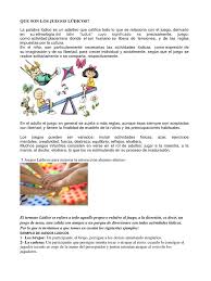 Pero jamás, van a sustituir a los juegos para adultos. Que Son Los Juegos Ludicos Educacion Avanzada Bienestar
