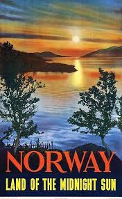 Sold Price Poster By Algard Photo Norway The Land Of The Midnight Sun May 6 0110 11 00 Am Cest Travel Posters Vintage Travel Norway Travel