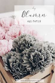 Diy Blumen Aus Krepppapier Blumen Aus Krepppapier Krepppapier Blumen Basteln Aus Papier