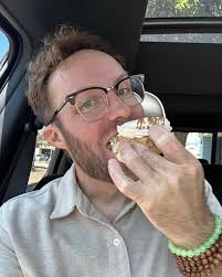 First meal of my 43rd year? Cookie butter cinnamon rolls from my friend  Brooke at Dolce Bakeshop 😋 #birthday