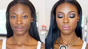 dark skin smokey eyes makeup tutorial